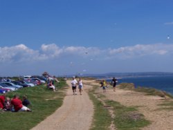 A nice walk along the cliff-top at Milford-on-Sea