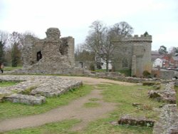Castle Remains at Whittington Castle Wallpaper