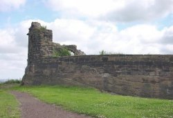 Remains of Halton Castle