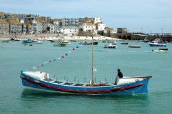 The Harbour at St Ives Wallpaper