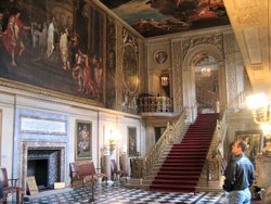 Chatsworth House, The Painted Hall Wallpaper