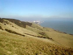 A view of Eastbourne from Beachy Head Wallpaper