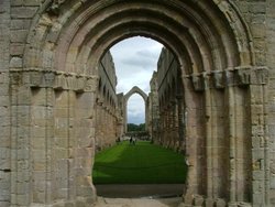 Fountains Abbey Nave Wallpaper
