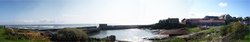 Panoramic composite of Craster Harbour