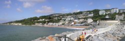 Ventnor Esplanade from new breakwater Wallpaper