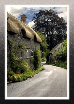 Looking down the hill