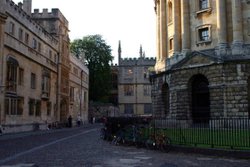 Brasenose College and the Radcliffe Camera. Oxford Wallpaper