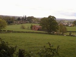 Midgham Village looking south Wallpaper