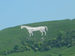 Westbury white horse Wallpaper