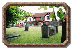 King's Head pub from the church yard. Bradwell on Sea, Essex Wallpaper