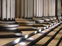 St Georges Hall steps at night Wallpaper