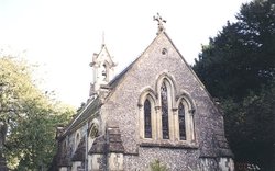Highclere Castle Chapel viewed from the back Wallpaper