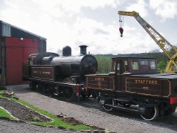 Cheddleton: Churnet Valley Railway sidings