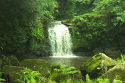 Thomason Foss Waterfall, Beck Hole, Goathland, North Yorkshire Moors Wallpaper