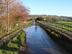 Reybridge, Wiltshire. Taken after heavy rain in 2004