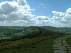 The great ridge at Castleton, Derbyshire Wallpaper