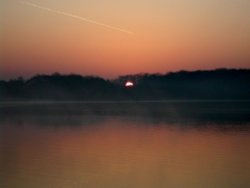 Sunrise on Bough Beech Reservoir, Kent