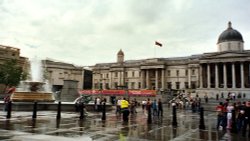 Trafalgar Square After the Rain Wallpaper