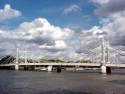 Albert Bridge - Spanning The Thames Between Chelsea and Battersea