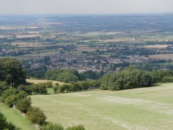 View of Broadway from the Broadway Tower Wallpaper