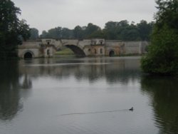 The Grand Bridge at Blenheim Palace Wallpaper