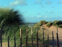 Freshfield, Formby Looking out to sea Wallpaper