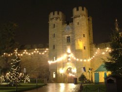 Warwick castle and the Christmas Frostfair 2004 Wallpaper
