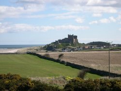 Bamburgh from the North Wallpaper