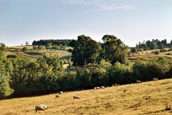 Landscape near Ilmington, Warwickshire Wallpaper