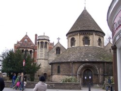 The Round Church in Cambridge Wallpaper