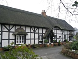 Hanbury, Staffordshire: The Thatches Wallpaper