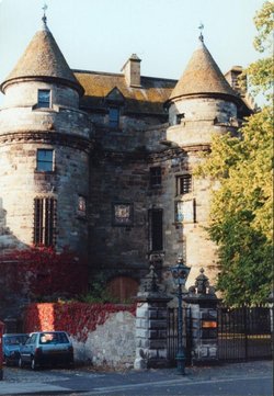 Falkland Palace in the Kingdom of Fife Scotland