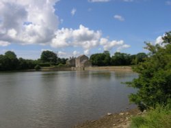 Carew tidal mill, Pembrokeshire, Wales Wallpaper