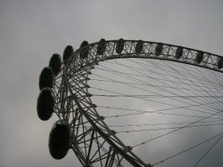 London Eye - Each pod holds 25 people Wallpaper