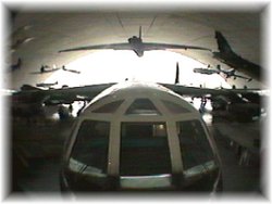 US Air Museum, Duxford, Cambridgeshire.  The main hall. Wallpaper