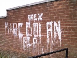 Graffiti along New Gate Lane, Mansfield Wallpaper