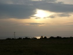Sunset over the Spurn Peninsular