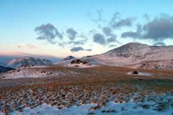 Scafell in winter