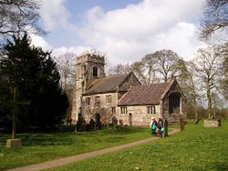 Church at Baddesley Clinton, Warwickshire Wallpaper