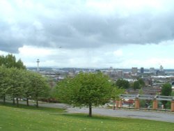 A View of liverpool from Everton Park Wallpaper
