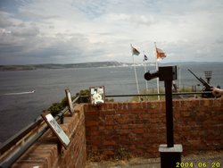 View over bay from Nothe Fort Wallpaper
