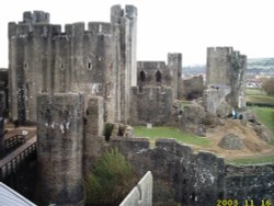 Caerphilly Castle, Wales