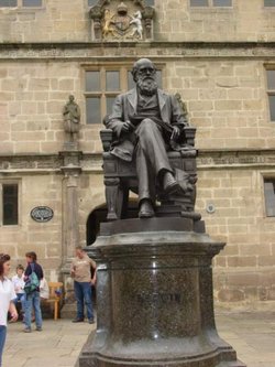Statue of Charles Darwin, Shrewsbury