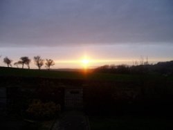 Sunset over Walney Island