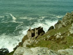 The Crowns Engine Houses, Botallack, Cornwall Wallpaper