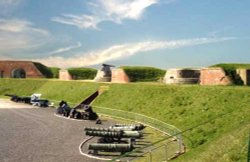 General view of Fort Nelson Wallpaper