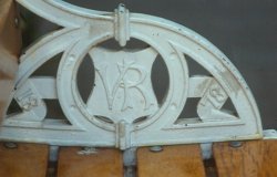Bench (detail), Main Glass House, Kew Gardens, London Wallpaper