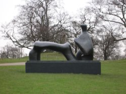 Sculpture by Henry Moore, The Yorkshire Sculpture Museum Bretton Hall. Wakefield Wallpaper