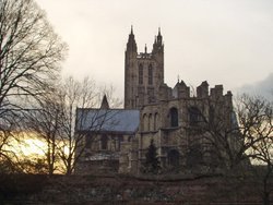 Canterbury Cathedral at Sunset