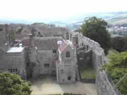 Carisbrooke Castle, Newport, on the Isle of Wight
